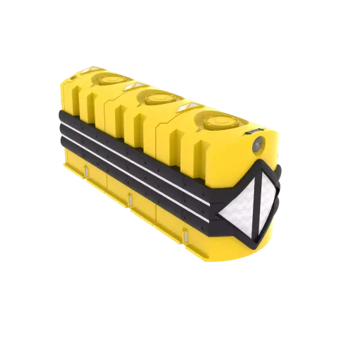 amortiguador de impacto ABS-130 acorazado crash cushion para autopista