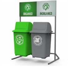 botes de reciclaje para clasificacion de residuos plasticos y metales