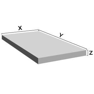 losa de concreto prefabricada con acotaciones
